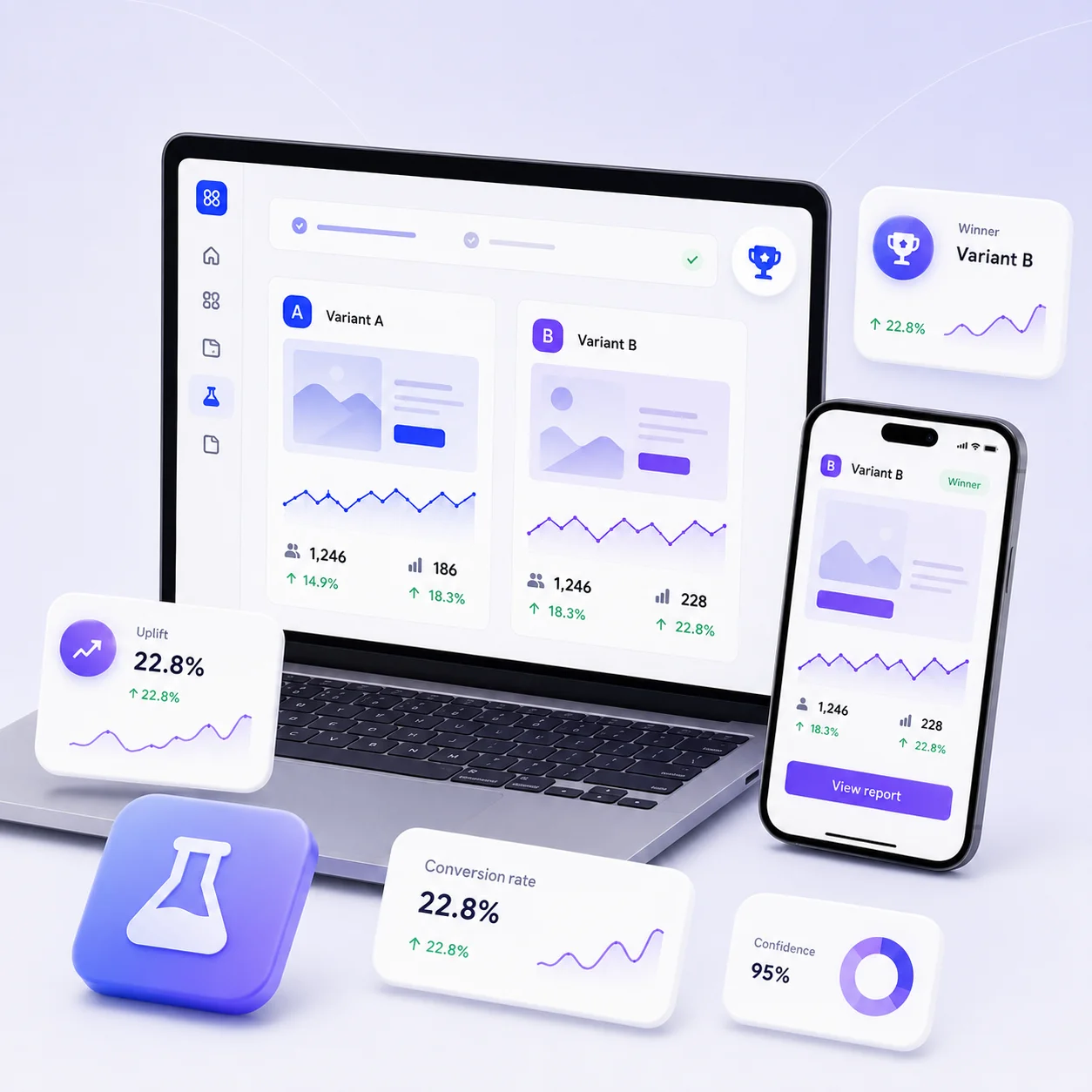DirectMyLead landing page editor and published page